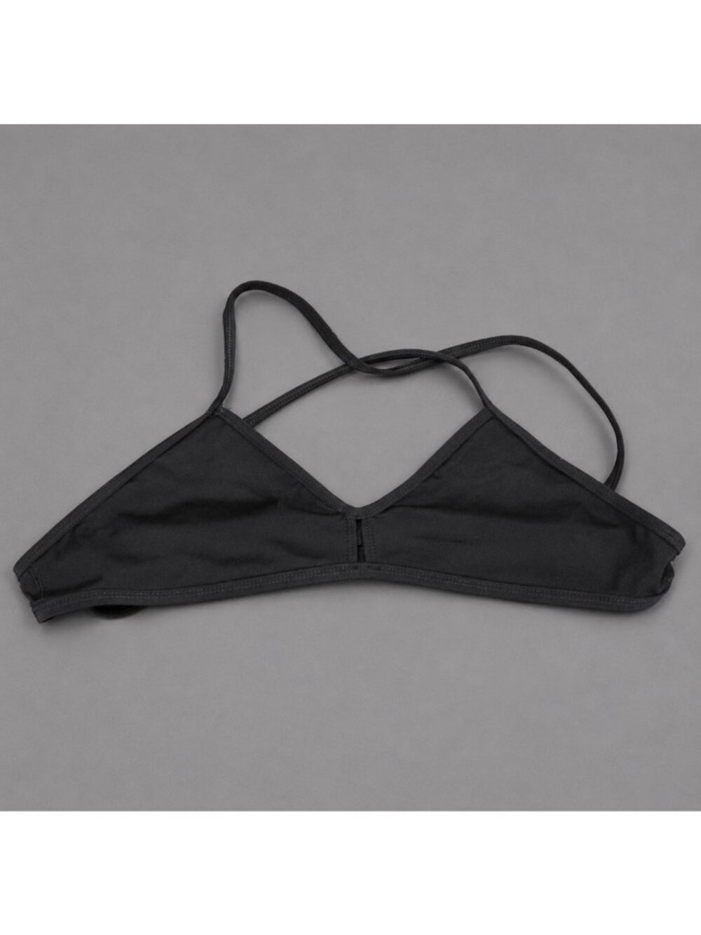 NWT JOLYN Womens XL Black Vent Bikini Swimsuit Top